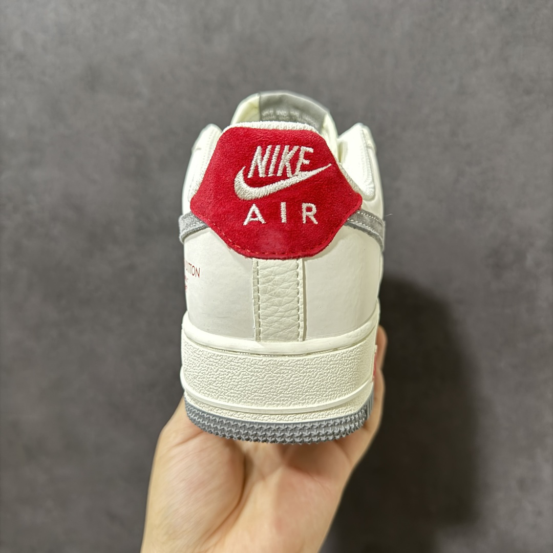 图片[4]-【定制版】Nike Air Force 1\’07 Low 米白红韵 空军一号低帮休闲板鞋  #定制鞋盒 原楦原纸板 纯正空军版型 内置全掌气垫 货号：HS6188-134  尺码：36 37 37.5 38 39 39.5 40 40.5 41.5 42 42.5 43.5 44 45-选品中心