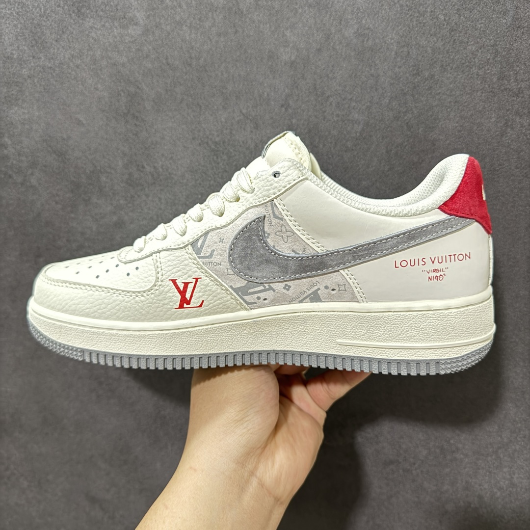 图片[2]-【定制版】Nike Air Force 1\’07 Low 米白红韵 空军一号低帮休闲板鞋  #定制鞋盒 原楦原纸板 纯正空军版型 内置全掌气垫 货号：HS6188-134  尺码：36 37 37.5 38 39 39.5 40 40.5 41.5 42 42.5 43.5 44 45-选品中心