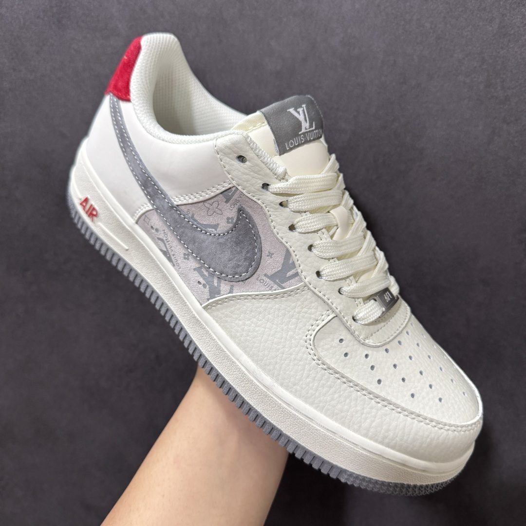 图片[3]-【定制版】Nike Air Force 1\’07 Low 米白红韵 空军一号低帮休闲板鞋  #定制鞋盒 原楦原纸板 纯正空军版型 内置全掌气垫 货号：HS6188-134  尺码：36 37 37.5 38 39 39.5 40 40.5 41.5 42 42.5 43.5 44 45-选品中心