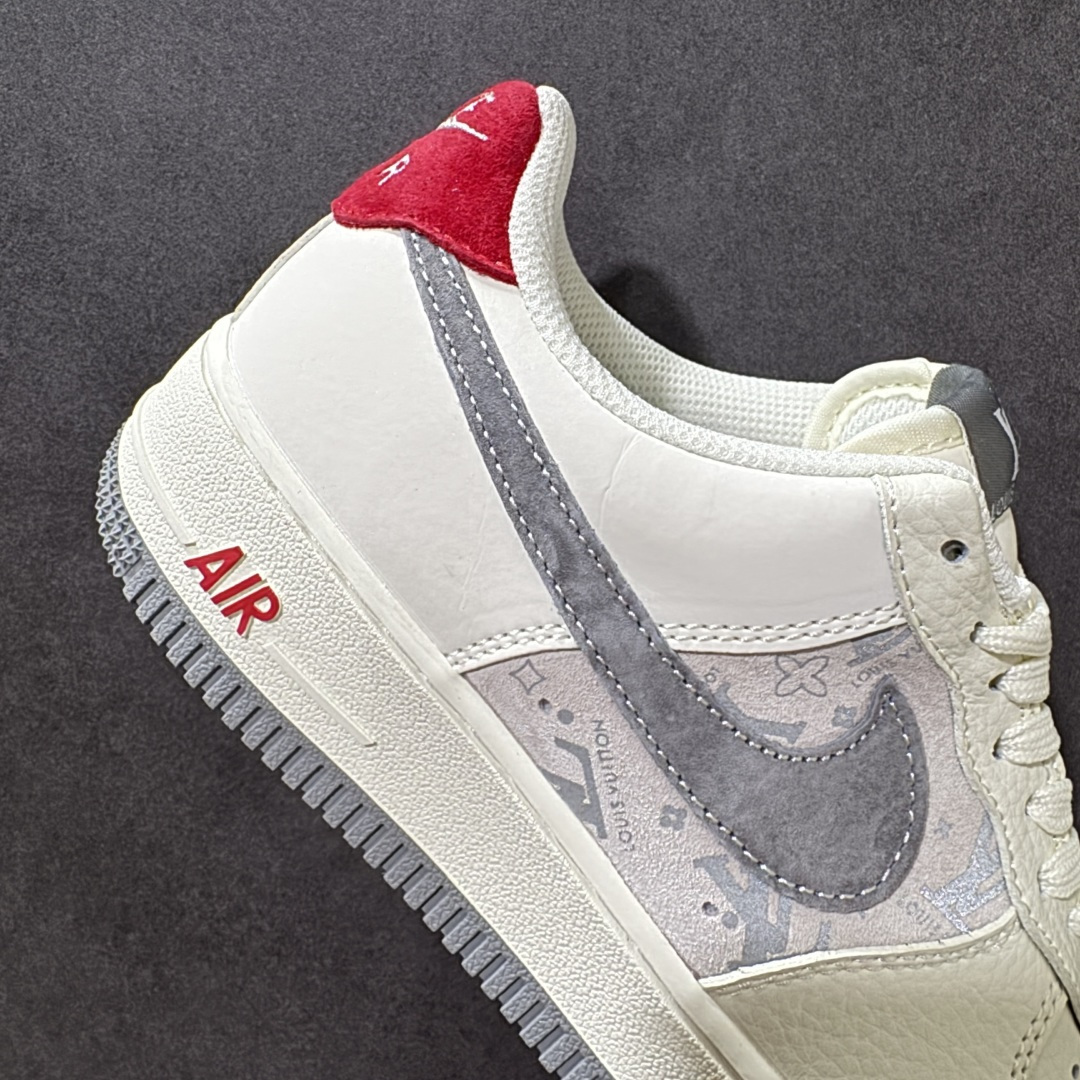 图片[8]-【定制版】Nike Air Force 1\’07 Low 米白红韵 空军一号低帮休闲板鞋  #定制鞋盒 原楦原纸板 纯正空军版型 内置全掌气垫 货号：HS6188-134  尺码：36 37 37.5 38 39 39.5 40 40.5 41.5 42 42.5 43.5 44 45-选品中心