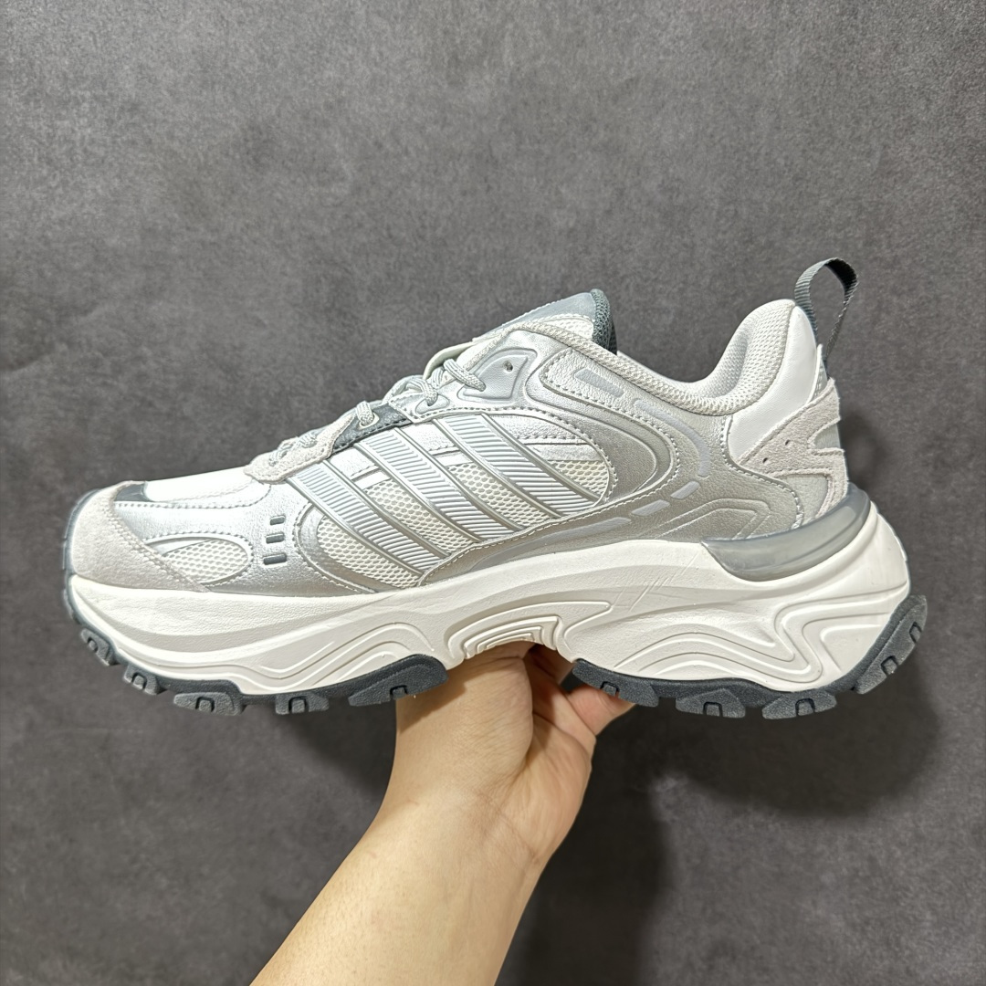 图片[2]-【公司级】adidas SHADOW FEVER 复古跑鞋简约舒适防滑耐磨低帮 休闲跑步鞋 男女同款 货号：JQ7622 复古老爹鞋板鞋 高品质原材料做工 细节到位 上脚增高3-5cm 潮流时尚 防滑耐磨 老爹鞋承载青春情怀的老爹鞋 经典三条杠装饰鞋侧 品牌辨识度清晰 尺码：36 36.5 37 38 38.5 39 40 40.5 41 42 42.5 43 44 45-选品中心