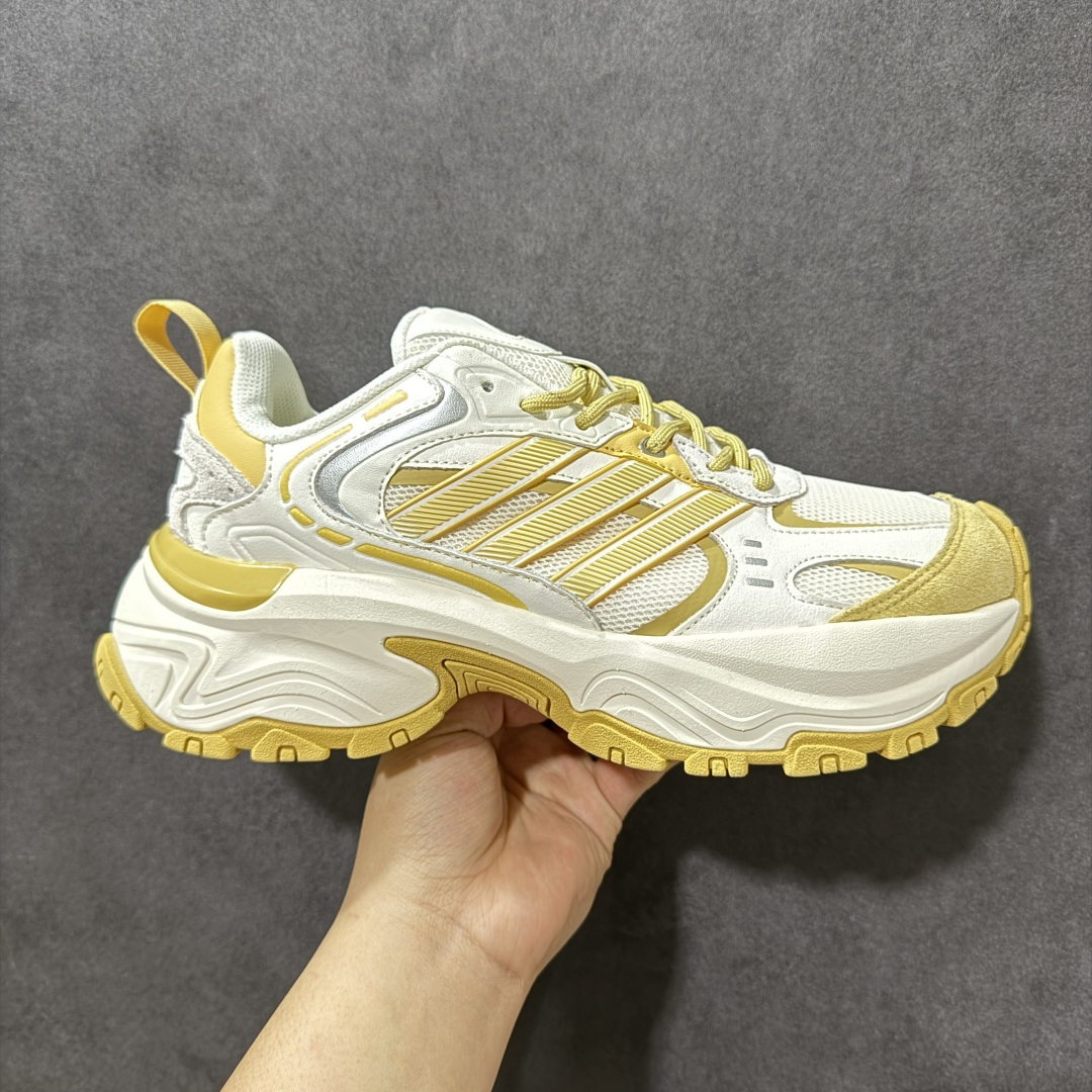 【公司级】adidas SHADOW FEVER 复古跑鞋简约舒适防滑耐磨低帮 休闲跑步鞋 男女同款 货号：JQ7623 复古老爹鞋板鞋 高品质原材料做工 细节到位 上脚增高3-5cm 潮流时尚 防滑耐磨 老爹鞋承载青春情怀的老爹鞋 经典三条杠装饰鞋侧 品牌辨识度清晰 尺码：36 36.5 37 38 38.5 39 40 40.5 41 42 42.5 43 44 45-选品中心