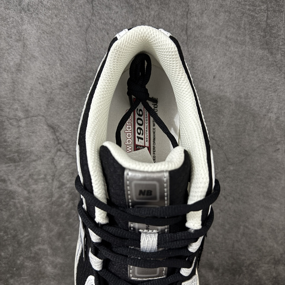 图片[8]-【纯原版】NB新百伦New Balance NB1906 U1906RCI系列复古老爹风休闲运动慢跑鞋 采用轻质牛剖革拼接透气网眼衬垫织物鞋面材质#T-Beam大底提供足步弓支撑，保持步态稳定#后跟搭载外露缓震胶 鞋身整体以各种深浅不一的灰色覆盖，鞋头以淡蓝色调装饰，网眼衬垫通过不规律的色块实现做旧的美感，泛黄的鞋底更是进一步增添了复古气息。 尺码：36 37 37.5 38 38.5 39.5 40 40.5 41.5 42 42.5 43 44 45 46.5-选品中心