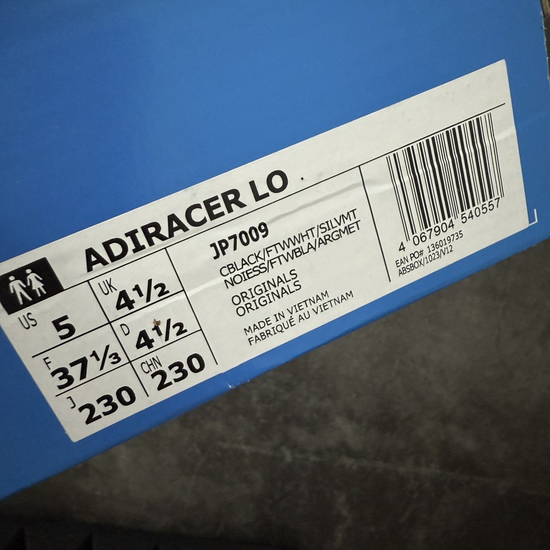 图片[9]-【渠道纯原版】Adidas Originals Adiracer Lo 阿迪达斯潮流防滑耐磨休闲跑步鞋 市售最高版本 注意区分通货 原厂原数据版型 皮料切割干净无任何毛边 鞋型细节完美 超高清洁度 货号：JP7009 尺码：35.5 36 36.5 37 38 38.5 39 40 40.5 41 42 42.5 43 44 44.5 45-选品中心