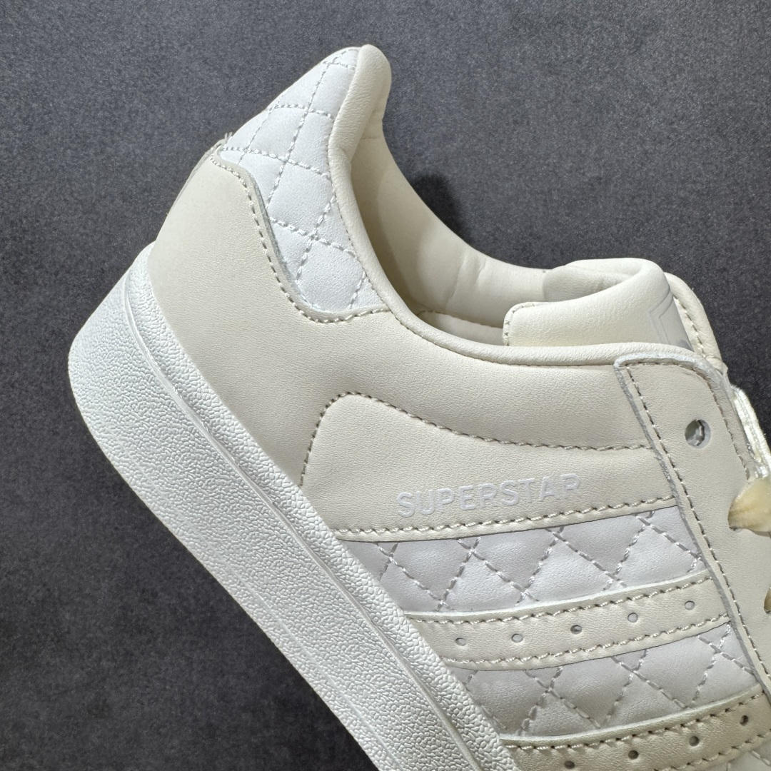 图片[8]-【公司级】Adidas Originals Superstar贝壳头系列 阿迪达斯 三叶草低帮经典百搭休闲运动板鞋 浅米色KJ7301 尺码：35.5 36 36.5 37 38 38.5 39 40-选品中心