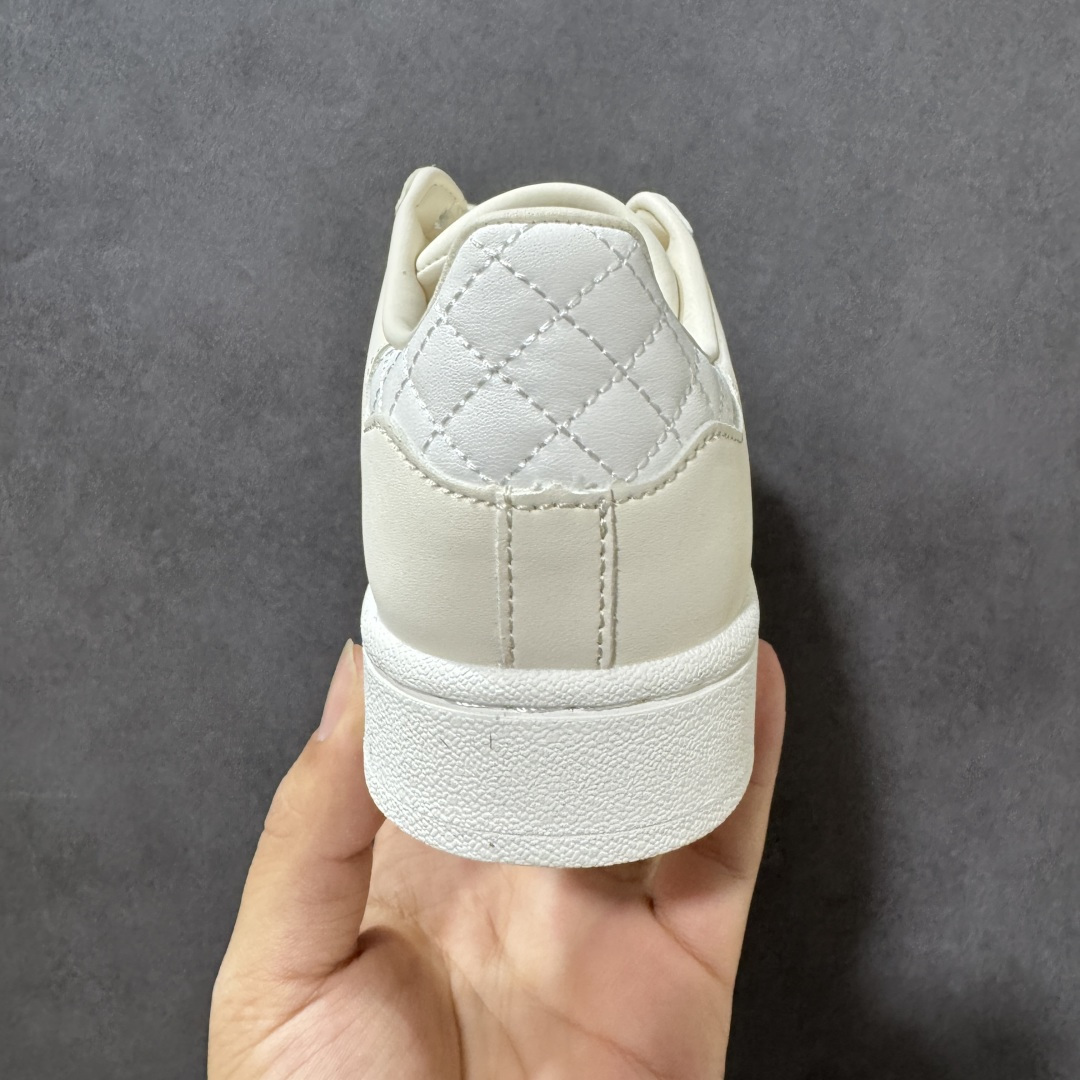 图片[4]-【公司级】Adidas Originals Superstar贝壳头系列 阿迪达斯 三叶草低帮经典百搭休闲运动板鞋 浅米色KJ7301 尺码：35.5 36 36.5 37 38 38.5 39 40-选品中心