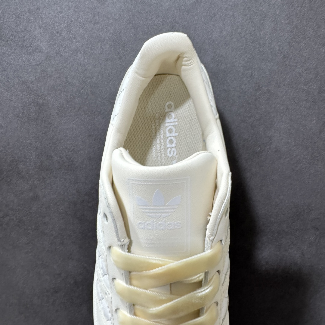 图片[6]-【公司级】Adidas Originals Superstar贝壳头系列 阿迪达斯 三叶草低帮经典百搭休闲运动板鞋 浅米色KJ7301 尺码：35.5 36 36.5 37 38 38.5 39 40-选品中心