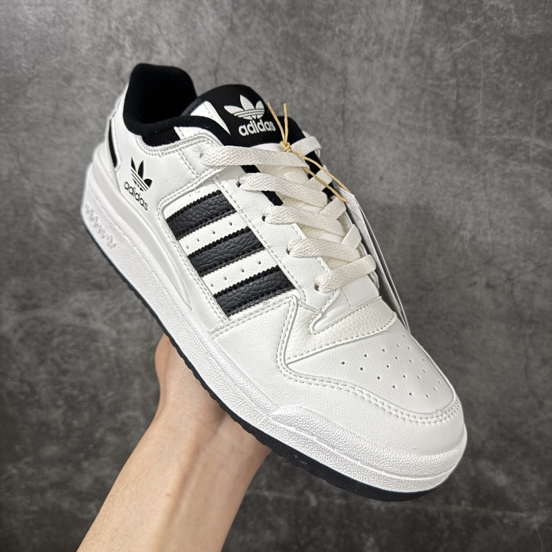 图片[3]-【纯原C版】AD Forum 84 Low OG 低帮百搭潮流休闲运动板鞋 IH7830 全套原纸板楦头开发 市场最新版 头层皮料加持 以复古篮球鞋的外形为基础 采用皮革拼接 简约百搭 更加贴合舒适 中底内侧网格造型起到点睛之笔 外底橡胶 更显复古 尺码：36 36.5 37.5 38 38.5 39 40 40.5 41 42 42.5 43 44 44.5 45-选品中心