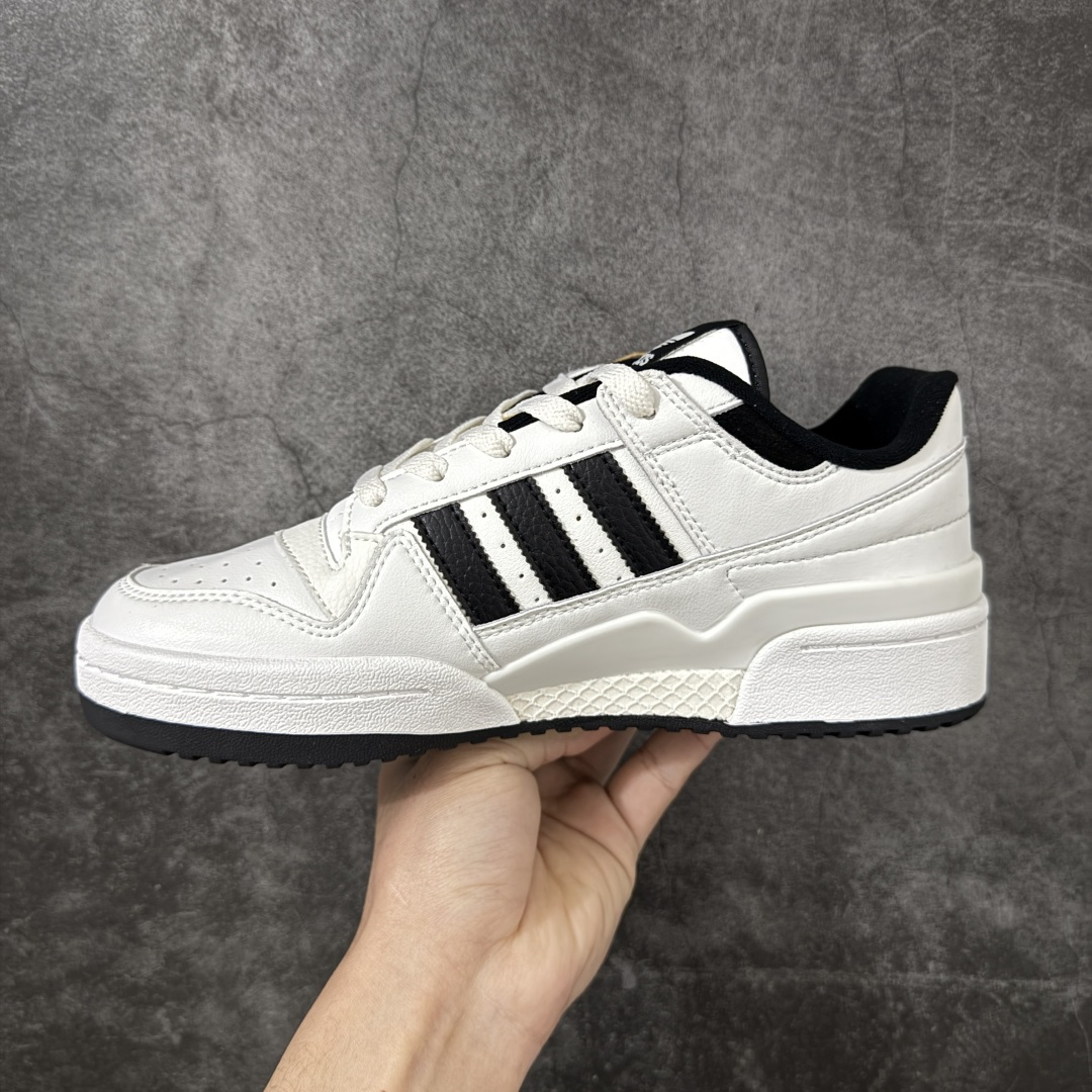 图片[2]-【纯原C版】AD Forum 84 Low OG 低帮百搭潮流休闲运动板鞋 IH7830 全套原纸板楦头开发 市场最新版 头层皮料加持 以复古篮球鞋的外形为基础 采用皮革拼接 简约百搭 更加贴合舒适 中底内侧网格造型起到点睛之笔 外底橡胶 更显复古 尺码：36 36.5 37.5 38 38.5 39 40 40.5 41 42 42.5 43 44 44.5 45-选品中心