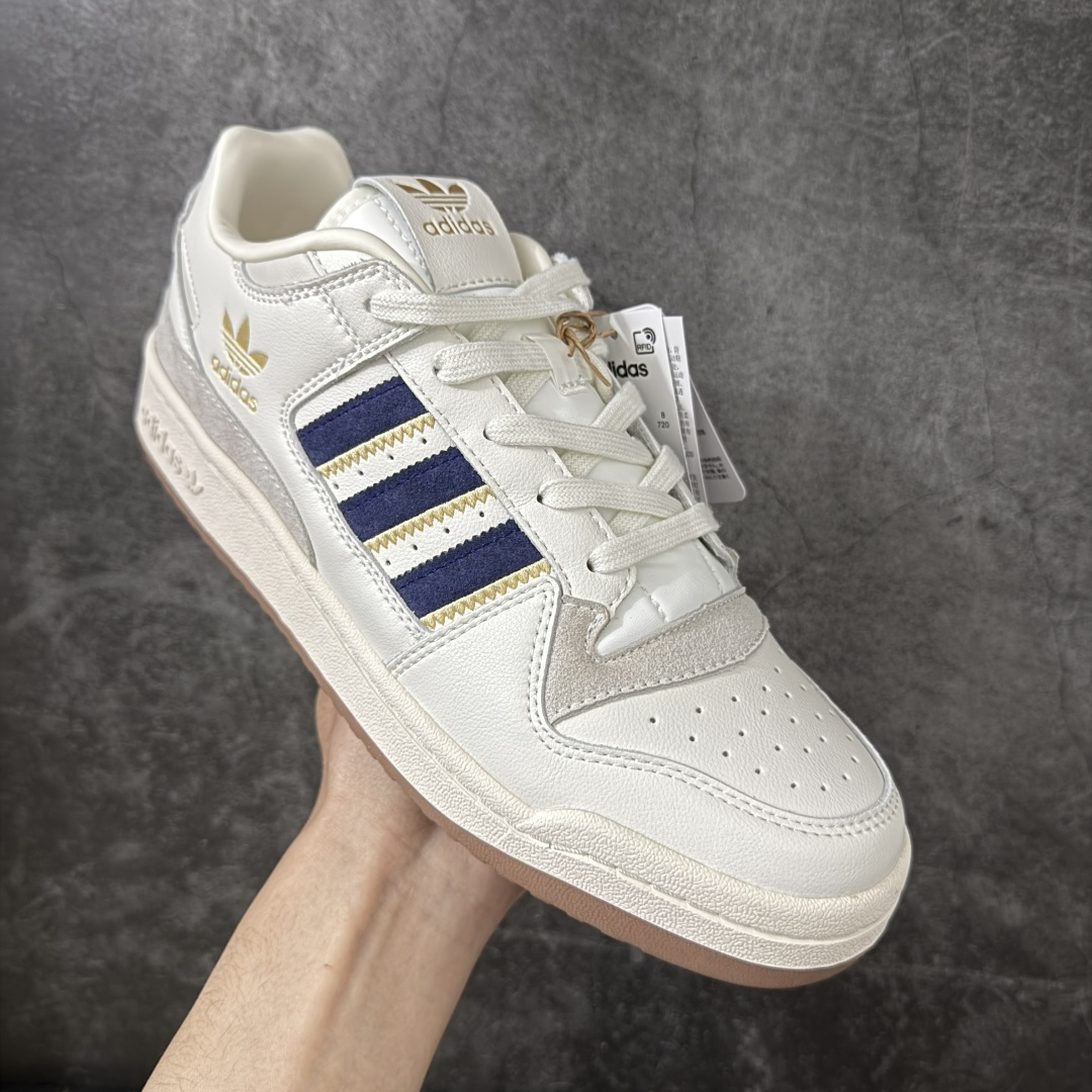 图片[3]-【纯原C版】AD Forum 84 Low OG 低帮百搭潮流休闲运动板鞋 JH7940 全套原纸板楦头开发 市场最新版 头层皮料加持 以复古篮球鞋的外形为基础 采用皮革拼接 简约百搭 更加贴合舒适 中底内侧网格造型起到点睛之笔 外底橡胶 更显复古 尺码：36 36.5 37.5 38 38.5 39 40 40.5 41 42 42.5 43 44 44.5 45-选品中心