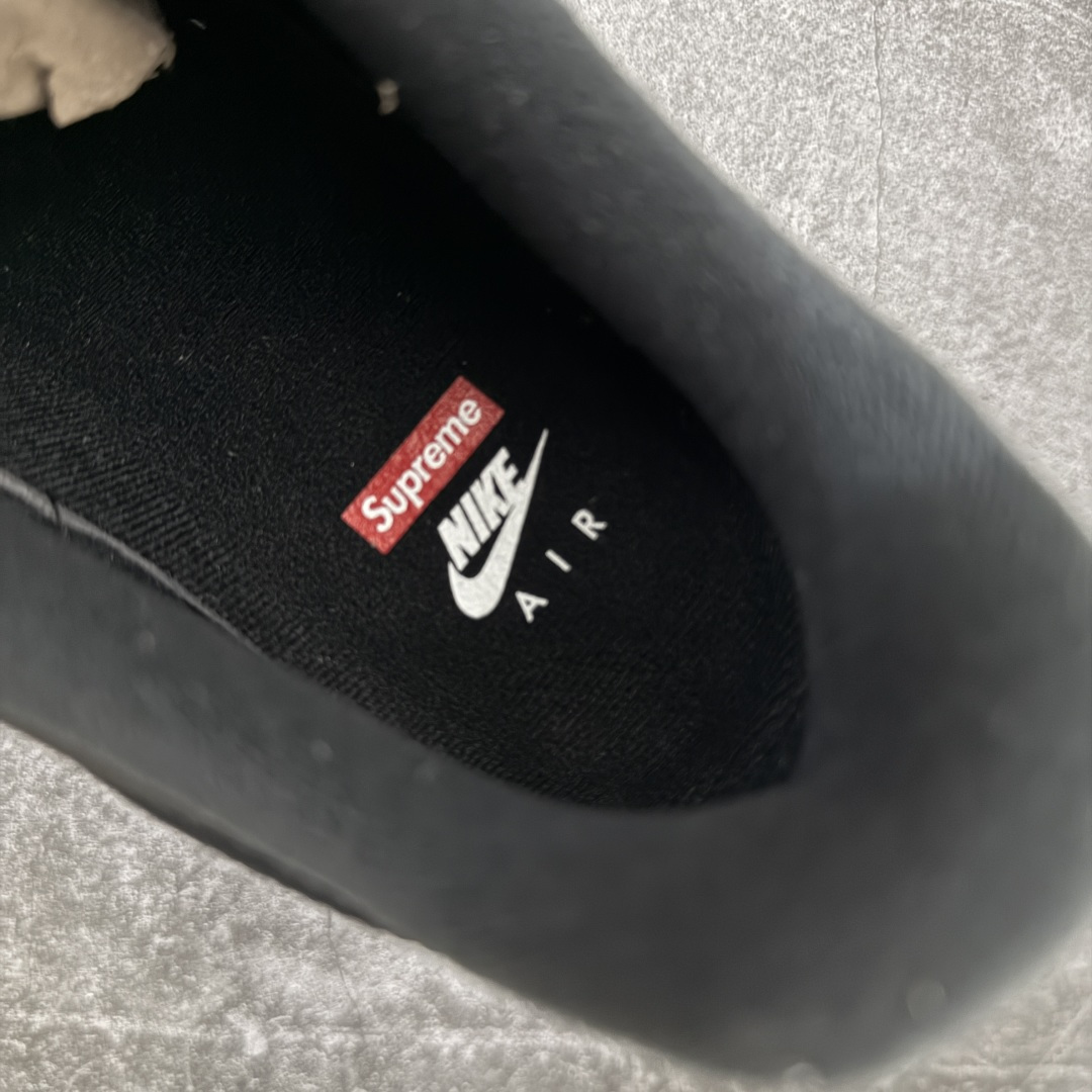 图片[7]-【GX2.0版本】Supreme x NK Air Force 1 Low \’07 空军一号低帮经典板鞋 联名黑色 CU9225-001 经典老鞋 完美复刻 不规则波浪大底咬花 全鞋电脑针车 工整有序 视觉效果满分 原厂拉帮手法 标准四线 密度针距针孔大小控制到位 原装反口里网布海绵 正确卡色网眼大小 新版鞋撑改用纸团代替 原厂港宝加持完美还原灵魂版型 原盒原配从里到外百分百还原 原厂全头层原厂皮料 原标原盒 内置Sole气垫 中底白色背胶 中底划线 已经无限的接近公司 原厂楦头 原厂刺绣 后跟弧度修正 独家私模最大开发到48.5 尺码：35.5 36 37.5 38 38.5 39 40 40.5 41 42 42.5 43 44 44.5 45 46 47.5 48.5-选品中心