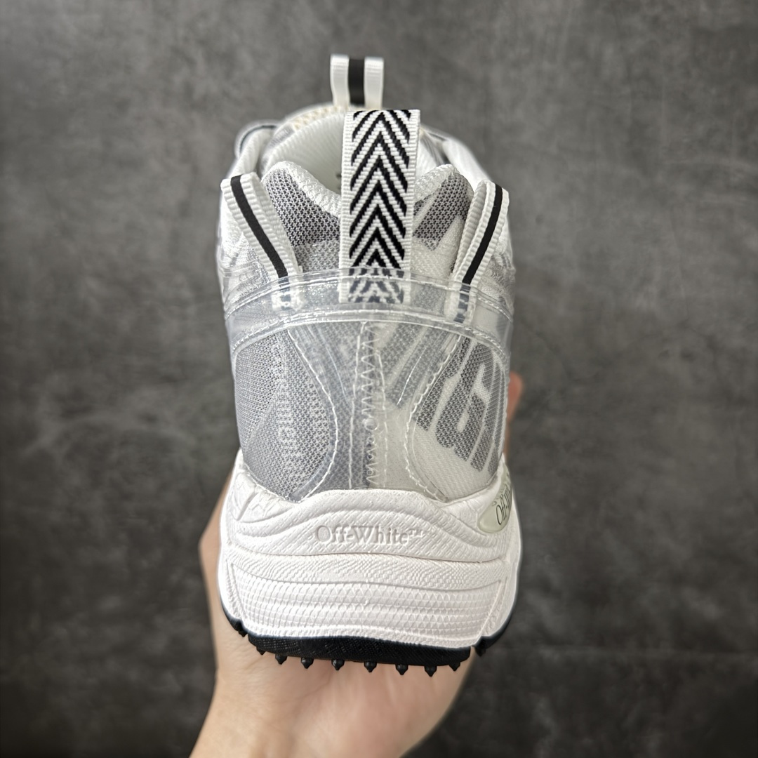 图片[4]-【纯原OK版本】Off-White OW最新款跑鞋 复古休闲鞋 百分百原盒正确版 原楦原纸板数据开发 4层分离大底#鞋面采用3d立体打印和多种材料拼接而成#防滑耐磨透气性轻便跑鞋 作为曾经爆火 并且定位奢潮领域的标志性品牌 Off-White 仍需要不断更新符合当下潮流时尚的复古运动鞋款，以期收获基本盘消费者的关注 此次更新的 Off-White 新款运动鞋将经典复古老爹鞋细节设计更加夸张化 并将标志性箭头设计置于显著位置 除此之外 整个系列的色彩搭配也可谓纷繁多样 总有一款适合你 尺码：36 37 38 39 40 41 42 43 44 45 46 47-选品中心