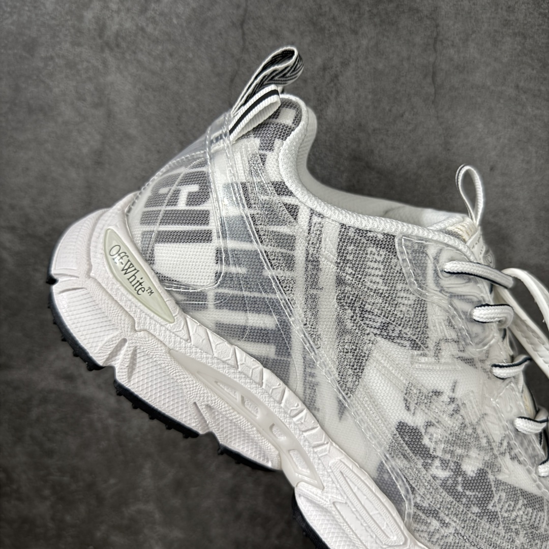 图片[7]-【纯原OK版本】Off-White OW最新款跑鞋 复古休闲鞋 百分百原盒正确版 原楦原纸板数据开发 4层分离大底#鞋面采用3d立体打印和多种材料拼接而成#防滑耐磨透气性轻便跑鞋 作为曾经爆火 并且定位奢潮领域的标志性品牌 Off-White 仍需要不断更新符合当下潮流时尚的复古运动鞋款，以期收获基本盘消费者的关注 此次更新的 Off-White 新款运动鞋将经典复古老爹鞋细节设计更加夸张化 并将标志性箭头设计置于显著位置 除此之外 整个系列的色彩搭配也可谓纷繁多样 总有一款适合你 尺码：36 37 38 39 40 41 42 43 44 45 46 47-选品中心