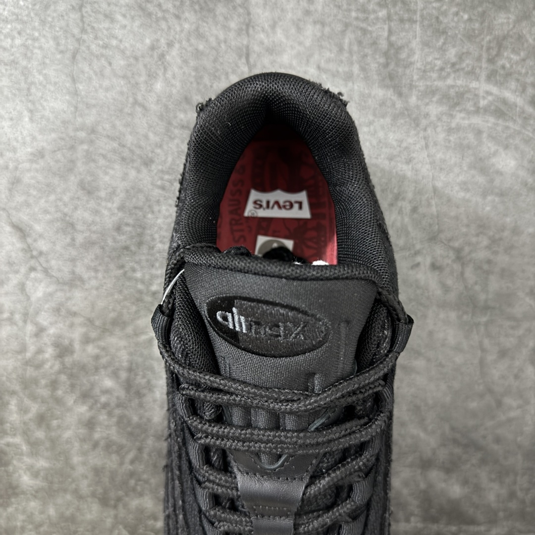 图片[8]-【KZ纯原】Levi\’s x NK Air Max 95 舒适耐磨 低帮跑步鞋 男女同款 李维斯联名黑牛仔 HM4743-001 外贸顶级专供 区别先行版 全部配色原鞋原尺码开发生产 极致还原 全部原厂材料一比一打造 一眼ZP既视感 欢迎对比市场版本 尺码：40 40.5 41 42 42.5 43 44 44.5 45 46 46.5 47.5 48 48.5-选品中心