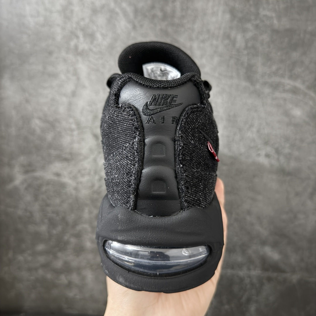 图片[4]-【KZ纯原】Levi\’s x NK Air Max 95 舒适耐磨 低帮跑步鞋 男女同款 李维斯联名黑牛仔 HM4743-001 外贸顶级专供 区别先行版 全部配色原鞋原尺码开发生产 极致还原 全部原厂材料一比一打造 一眼ZP既视感 欢迎对比市场版本 尺码：40 40.5 41 42 42.5 43 44 44.5 45 46 46.5 47.5 48 48.5-选品中心