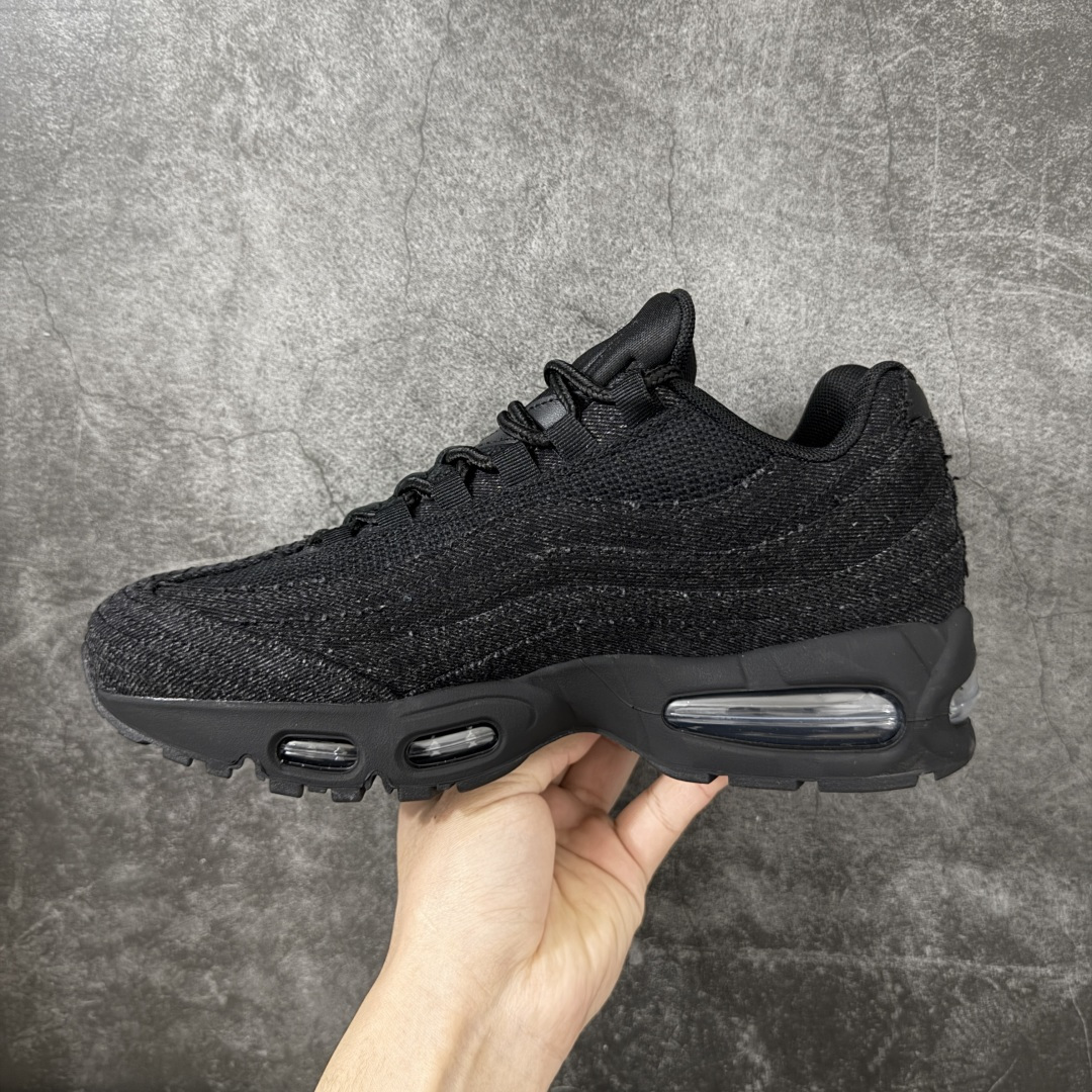 图片[2]-【KZ纯原】Levi\’s x NK Air Max 95 舒适耐磨 低帮跑步鞋 男女同款 李维斯联名黑牛仔 HM4743-001 外贸顶级专供 区别先行版 全部配色原鞋原尺码开发生产 极致还原 全部原厂材料一比一打造 一眼ZP既视感 欢迎对比市场版本 尺码：40 40.5 41 42 42.5 43 44 44.5 45 46 46.5 47.5 48 48.5-选品中心