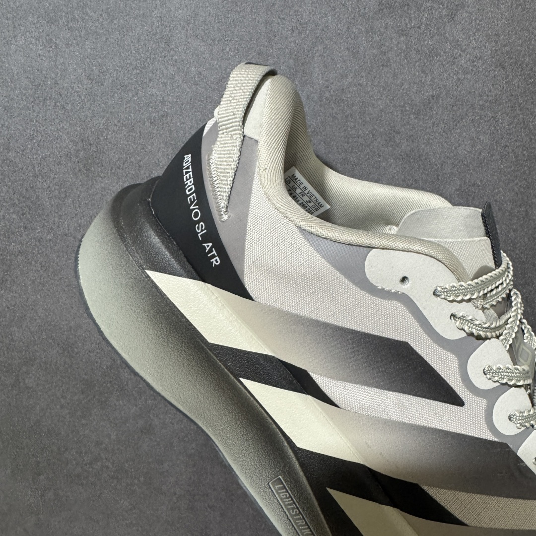 图片[8]-【公司级】adidas Adizero Evo SL ATR 贴合舒适跑步鞋 米灰 货号：KK0309 尺码：36-45带半码-选品中心