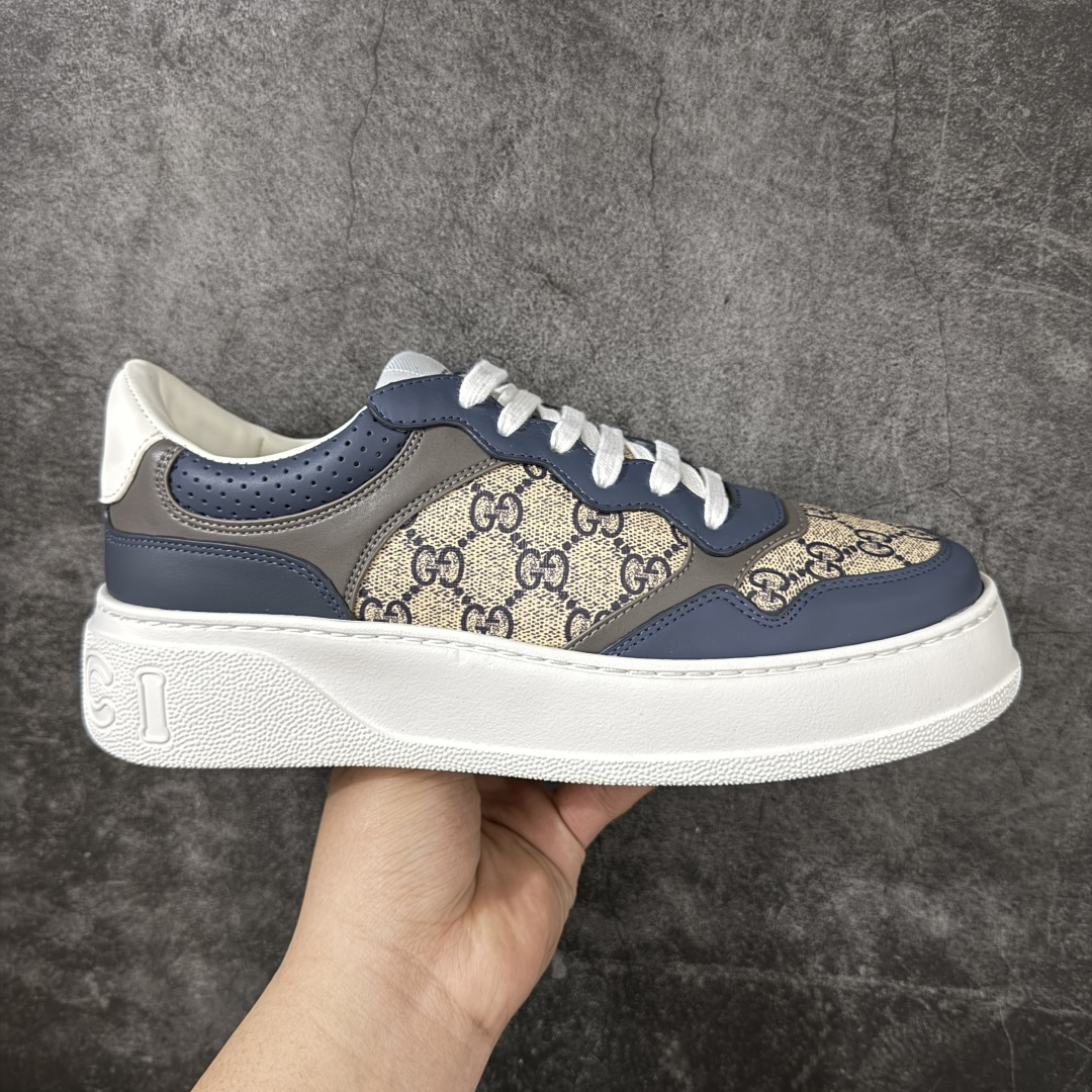 【高品质礼盒版】Gucci 古驰 Chunky 饼干鞋 全新订单出货 购入原版开发 平台高端零售 海外充Z专供品质 皮料、面料按原鞋标准定制 独立磨具，区别市面流通版本，配全新专柜包装，出厂即经过严格QC质检，细节、品控到位 完全遵循原版工艺打造 尺码：35-44-选品中心