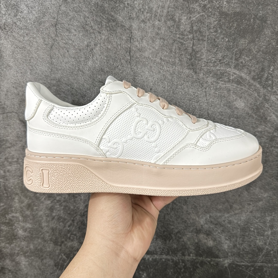 【高品质礼盒版】Gucci 古驰 Chunky 饼干鞋 全新订单出货 购入原版开发 平台高端零售 海外充Z专供品质 皮料、面料按原鞋标准定制 独立磨具，区别市面流通版本，配全新专柜包装，出厂即经过严格QC质检，细节、品控到位 完全遵循原版工艺打造 尺码：35-44-选品中心