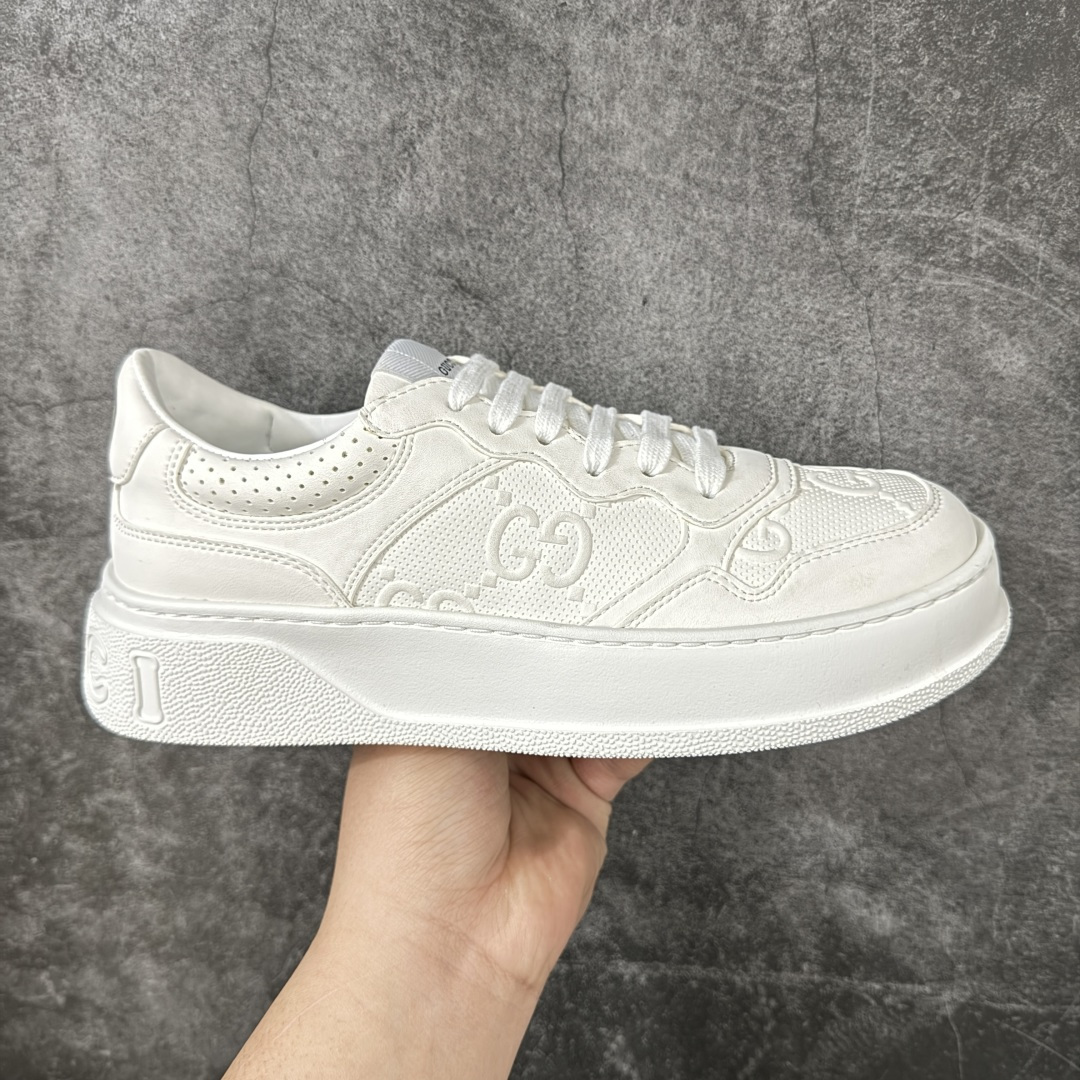 【高品质礼盒版】Gucci 古驰 Chunky 饼干鞋 全新订单出货 购入原版开发 平台高端零售 海外充Z专供品质 皮料、面料按原鞋标准定制 独立磨具，区别市面流通版本，配全新专柜包装，出厂即经过严格QC质检，细节、品控到位 完全遵循原版工艺打造 尺码：35-44-选品中心