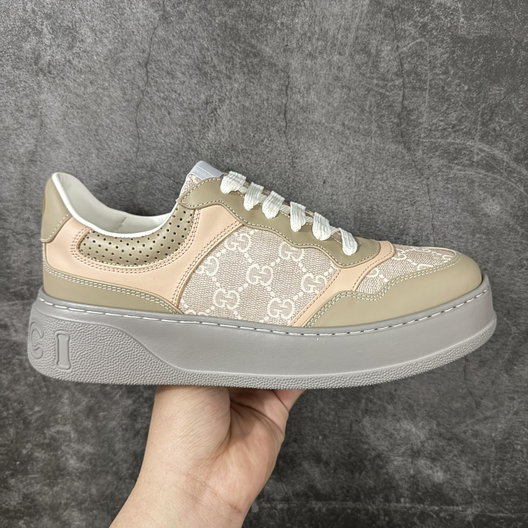 【高品质礼盒版】Gucci 古驰 Chunky 饼干鞋 全新订单出货 购入原版开发 平台高端零售 海外充Z专供品质 皮料、面料按原鞋标准定制 独立磨具，区别市面流通版本，配全新专柜包装，出厂即经过严格QC质检，细节、品控到位 完全遵循原版工艺打造 尺码：35-40-选品中心