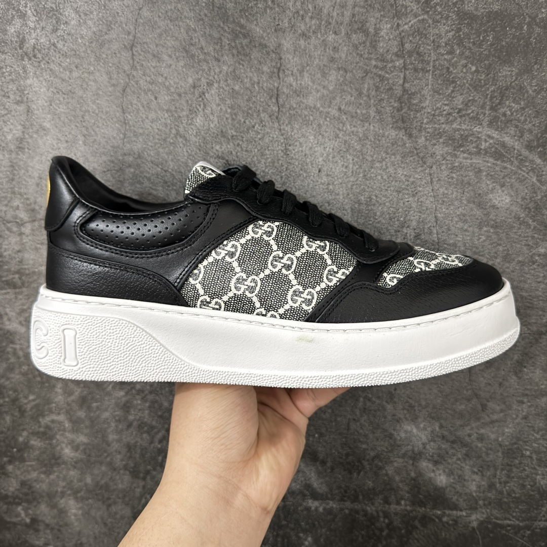 【高品质礼盒版】Gucci 古驰 Chunky 饼干鞋 全新订单出货 购入原版开发 平台高端零售 海外充Z专供品质 皮料、面料按原鞋标准定制 独立磨具，区别市面流通版本，配全新专柜包装，出厂即经过严格QC质检，细节、品控到位 完全遵循原版工艺打造 尺码：35-45-选品中心