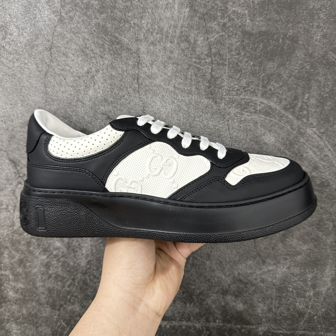 【高品质礼盒版】Gucci 古驰 Chunky 饼干鞋 全新订单出货 购入原版开发 平台高端零售 海外充Z专供品质 皮料、面料按原鞋标准定制 独立磨具，区别市面流通版本，配全新专柜包装，出厂即经过严格QC质检，细节、品控到位 完全遵循原版工艺打造 尺码：35-45-选品中心