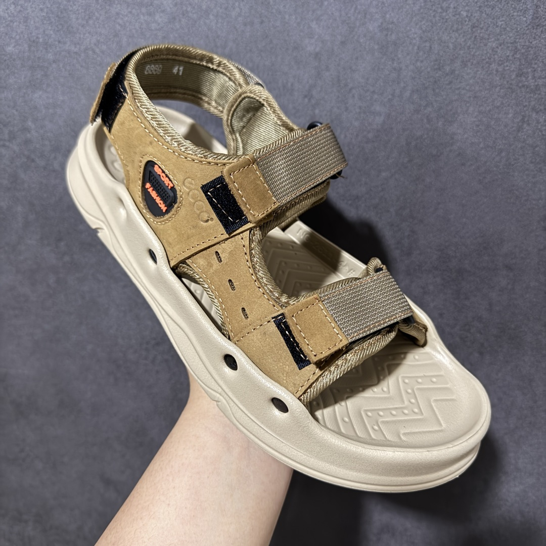 图片[3]-【广东纯原版】Ecco爱步 Biom F Juel 户外休闲运动凉鞋 休闲夏季凉鞋网布鞋 全速系列 甄选牛皮鞋面 细腻亲肤清爽 多种拼接设计 时尚有型 潮流穿搭 粘条设计 操作简单 舒适合脚穿脱方便 舒适内里材质 细腻贴脚 亲肤舒适不伤脚 搭配柔软鞋垫 有效缓压 橡胶大底 简约不简单 在不同环境下 都能提供优秀的抓地力和耐损效果 潮弄风尚 不羁腔调 货号：66869 01002 尺码：39-44-选品中心