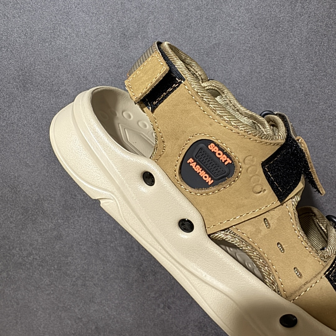 图片[8]-【广东纯原版】Ecco爱步 Biom F Juel 户外休闲运动凉鞋 休闲夏季凉鞋网布鞋 全速系列 甄选牛皮鞋面 细腻亲肤清爽 多种拼接设计 时尚有型 潮流穿搭 粘条设计 操作简单 舒适合脚穿脱方便 舒适内里材质 细腻贴脚 亲肤舒适不伤脚 搭配柔软鞋垫 有效缓压 橡胶大底 简约不简单 在不同环境下 都能提供优秀的抓地力和耐损效果 潮弄风尚 不羁腔调 货号：66869 01002 尺码：39-44-选品中心