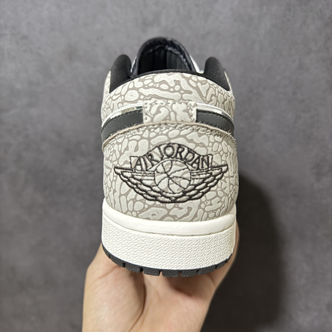 图片[4]-【H11纯原】Nike Air Jordan 1 Low SE AJ1 乔一 舒适贴合 防滑耐磨 低帮 复古篮球鞋 货号：IU2268-100 尺码：35.5 36 36.5 37.5 38 38.5 39 40 40.5 41 42 42.5 43 44 45 46 47.5 48.5 #H11顶级纯原 纯原外贸平台特供订单 #全套原纸板楦头开发 #原厂特供材料配套加持 #确保原汁原味 完美呈现版型 #原档数据独家私模大底 #男女鞋同步官方开发至48.5 #原装进口轻量化鞋垫 #进口港宝加持 后跟自然饱满 还原公司包裹性 #鞋面采用原装数据贴合技术 #全方位贴合包裹脚型 #鞋跟部鞋底牵引设计 #提供强大的抓地性能 #更适应不同实战场地路面-选品中心