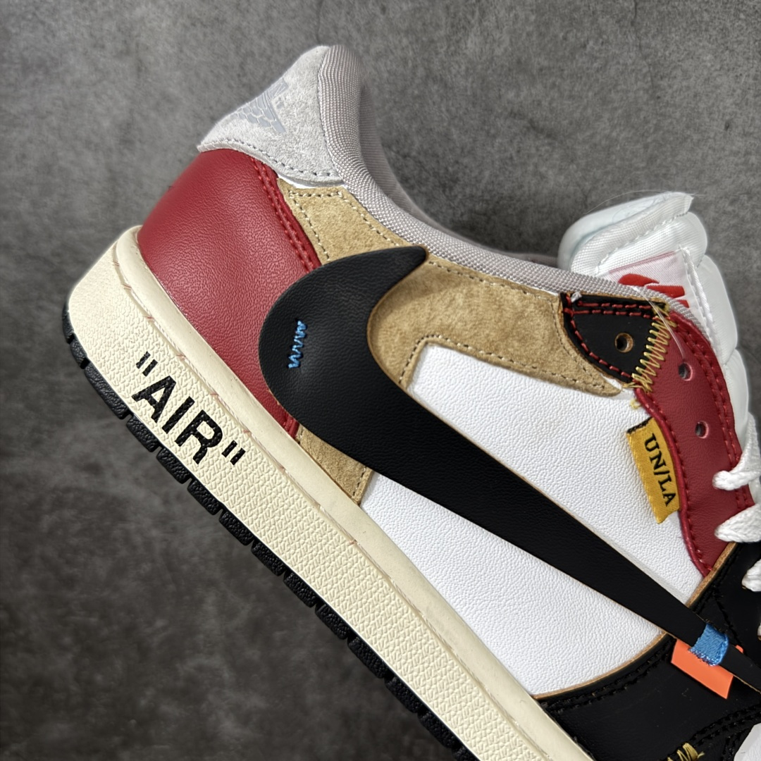 图片[7]-【公司级】Union LA x Off-White x Nike Air Jordan 1 Low OG”GOAT LOWS“AJ1乔丹一代低帮经典复古文化休闲运动篮球鞋“ AJ1乔1低帮休闲板鞋 市场唯一独家头层皮打造 原鞋原档案开发 原厂皮料 原档冲孔鞋头 正确满胶鞋垫 四线拉帮 原厂织唛标 鞋舌高弹海绵填充。 货号：CZ0790-107 尺码：36 36.5 37.5 38 38.5 39 40 40.5 41 42 42.5 43 44 44.5 45 46-选品中心