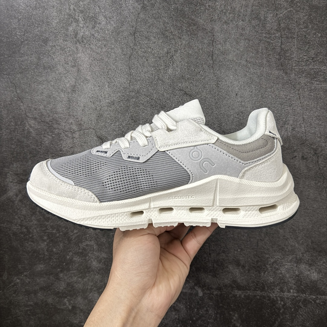 图片[2]-【K版】On Running 昂跑Cloudnova Rift 系列的休闲跑鞋 该鞋款采用了轻量化网面设计，中底带有标志性的Cloud云朵科技镂空结构，上脚视觉上脚感轻盈，属于极简的“性冷淡”风，非常适合日常通勤和轻运动。 尺码：36-45-选品中心