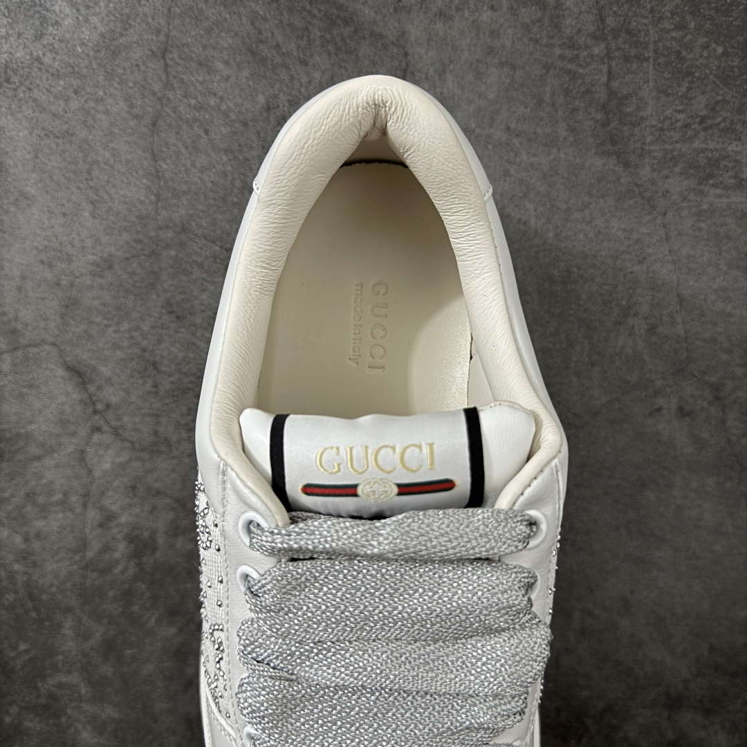 图片[8]-【YS纯原】广奢高端货 Gucci 古驰 Screener 厚底脏脏鞋 厚底增高系列 海淘代购专供版 顶级甄选  ✦ 厚底增高设计，新配色上线 ✦ 内里为小羊皮（非毛巾布），正确版型 ✦ 所有皮面同步官方皮革油边工艺 ✦ 无胶车线工艺，细节干净利落 ✦ 高端外贸零售专供，品质在线 ✦ 最新官方绿色手提礼盒包装 ✦ 零瑕疵工艺，无线头溢胶 尺码：35 36 37 38 39 40 41 42 43 44 45-选品中心