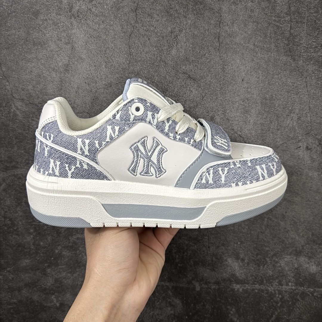 【纯原升级版】韩国洋基队NY大标潮流老爹鞋 MLB小白鞋市面上唯一顶级纯原版本 原材料打造 原楦原档案数据开发版型 完美鞋头弧度/后套收口效果🆚市面文案版本‼️ 原厂立体填充鞋舌海绵 中底注胶孔原数据开发模具大底 原厂转印标 保证不掉字 内增高6cm 原厂1：1模具开发 原厂进口纳米材质 原厂 全套手提袋 原盒雷射防伪标包装 天猫订单品质 官网尺码35-45-选品中心