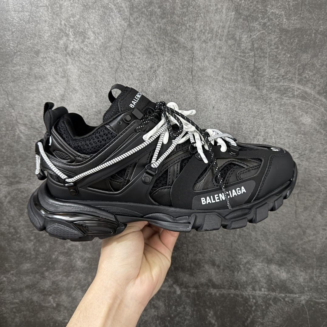 【OK纯原版本】Balenciaga 巴黎世家 Track Sneaker 巴黎世家三代绑带款 户外概念复古老爹鞋 老牌大厂OK版本出品 专柜同步包装 原装大盒 细节精准对位官方 私模组合大底 从里到外 最大尺度还原官方ZP 尺码：35 36 37 38 39 40 41 42 43 44 45 46-选品中心