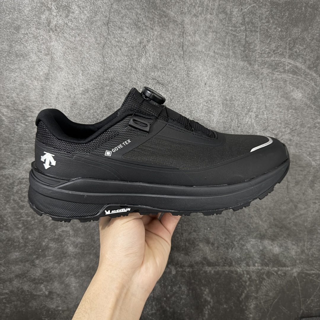 【升级版】DESCENTE BOA Dualis GTX迪桑特轻盈缓震皮鞋面时尚休闲运动覆盖防水男子越野跑鞋 官方同步 正确细节 正确灰色标 正确米其林大底 区别市场错版 尺码： 39-45-选品中心