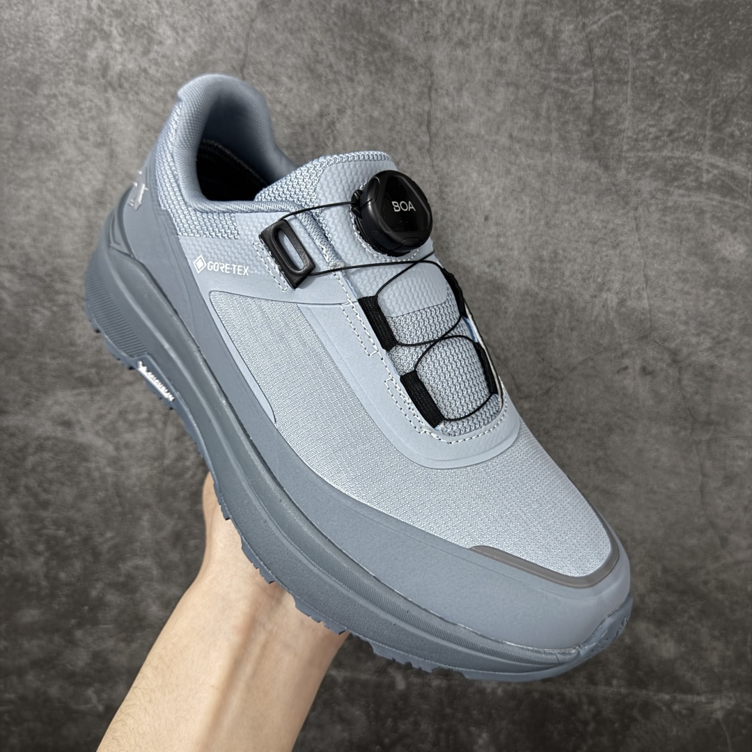 图片[3]-【升级版】DESCENTE BOA Dualis GTX迪桑特轻盈缓震皮鞋面时尚休闲运动覆盖防水男子越野跑鞋 官方同步 正确细节 正确灰色标 正确米其林大底 区别市场错版 尺码： 39-45-选品中心