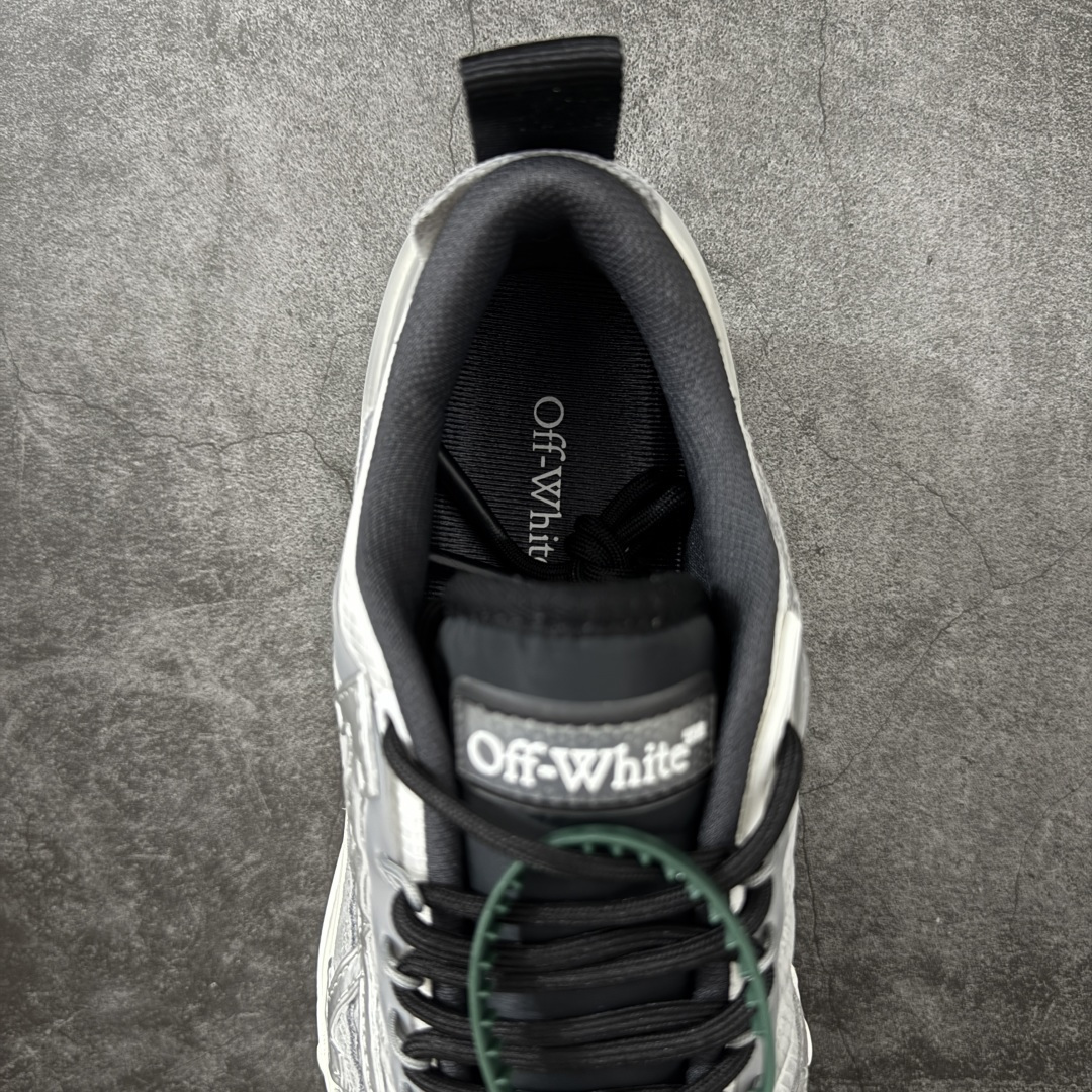 图片[8]-【OK纯原版本】OFF-WHITE OW运动鞋 春夏走秀款球鞋 所有配件均通过定做出产正品裁片 原版比例大箭头定制网眼布双拼牛皮进口机器针车 数控针距精准做工不输大牌里层为高密度透气网眼布/垫脚羊皮私模重工抓地橡胶底 后跟坡度最贴切原版鞋型脱模 厚底约4CM 原盒包装配 TPU大底 尺码：35-46-选品中心