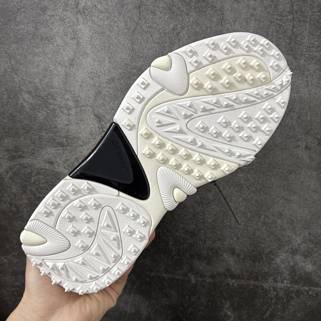 图片[9]-【OK纯原版本】OFF-WHITE OW运动鞋 春夏走秀款球鞋 所有配件均通过定做出产正品裁片 原版比例大箭头定制网眼布双拼牛皮进口机器针车 数控针距精准做工不输大牌里层为高密度透气网眼布/垫脚羊皮私模重工抓地橡胶底 后跟坡度最贴切原版鞋型脱模 厚底约4CM 原盒包装配 TPU大底 尺码：35-46-选品中心