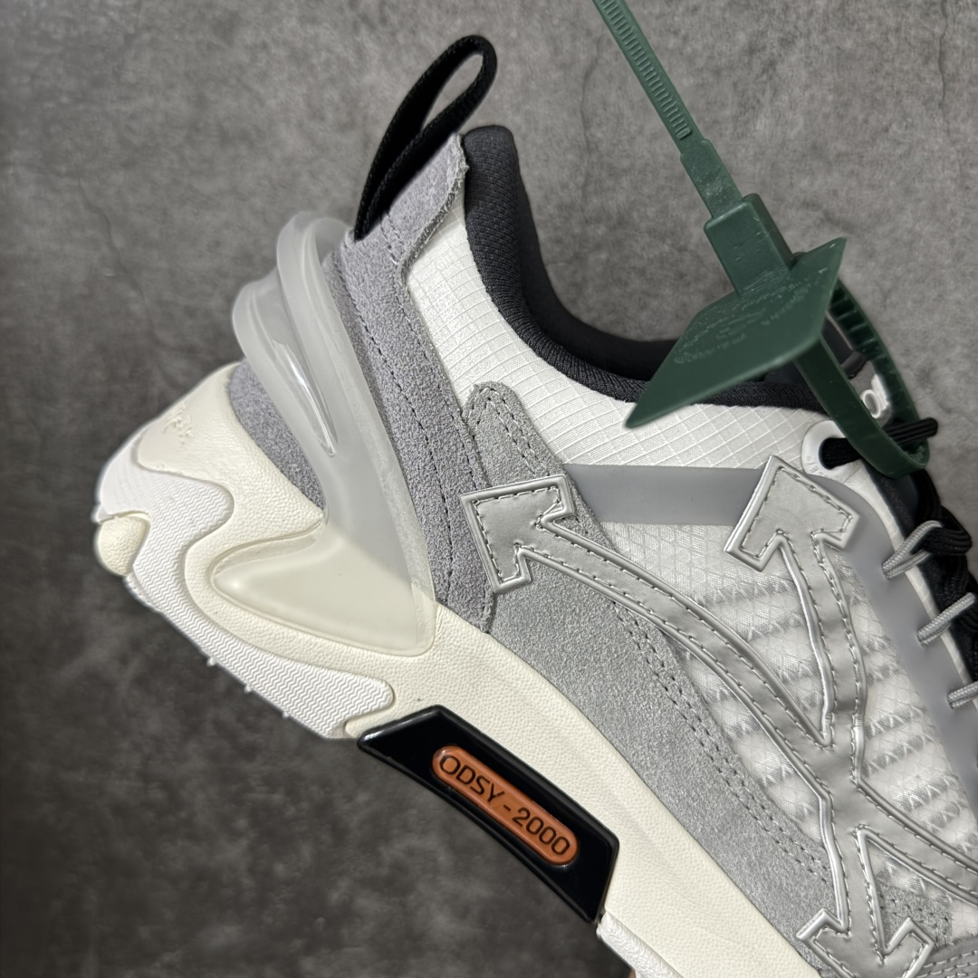 图片[7]-【OK纯原版本】OFF-WHITE OW运动鞋 春夏走秀款球鞋 所有配件均通过定做出产正品裁片 原版比例大箭头定制网眼布双拼牛皮进口机器针车 数控针距精准做工不输大牌里层为高密度透气网眼布/垫脚羊皮私模重工抓地橡胶底 后跟坡度最贴切原版鞋型脱模 厚底约4CM 原盒包装配 TPU大底 尺码：35-46-选品中心