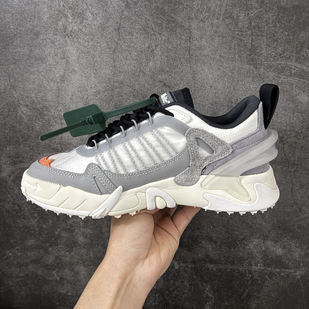 图片[2]-【OK纯原版本】OFF-WHITE OW运动鞋 春夏走秀款球鞋 所有配件均通过定做出产正品裁片 原版比例大箭头定制网眼布双拼牛皮进口机器针车 数控针距精准做工不输大牌里层为高密度透气网眼布/垫脚羊皮私模重工抓地橡胶底 后跟坡度最贴切原版鞋型脱模 厚底约4CM 原盒包装配 TPU大底 尺码：35-46-选品中心