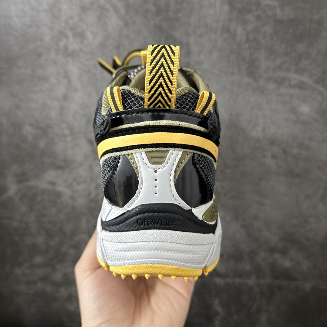图片[4]-【纯原OK版本】Off-White OW最新款跑鞋 复古休闲鞋 百分百原盒正确版 原楦原纸板数据开发 4层分离大底#鞋面采用3d立体打印和多种材料拼接而成#防滑耐磨透气性轻便跑鞋 作为曾经爆火 并且定位奢潮领域的标志性品牌 Off-White 仍需要不断更新符合当下潮流时尚的复古运动鞋款，以期收获基本盘消费者的关注 此次更新的 Off-White 新款运动鞋将经典复古老爹鞋细节设计更加夸张化 并将标志性箭头设计置于显著位置 除此之外 整个系列的色彩搭配也可谓纷繁多样 总有一款适合你 尺码：36 37 38 39 40 41 42 43 44 45 46 47-选品中心