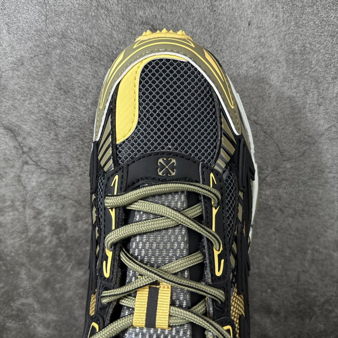 图片[5]-【纯原OK版本】Off-White OW最新款跑鞋 复古休闲鞋 百分百原盒正确版 原楦原纸板数据开发 4层分离大底#鞋面采用3d立体打印和多种材料拼接而成#防滑耐磨透气性轻便跑鞋 作为曾经爆火 并且定位奢潮领域的标志性品牌 Off-White 仍需要不断更新符合当下潮流时尚的复古运动鞋款，以期收获基本盘消费者的关注 此次更新的 Off-White 新款运动鞋将经典复古老爹鞋细节设计更加夸张化 并将标志性箭头设计置于显著位置 除此之外 整个系列的色彩搭配也可谓纷繁多样 总有一款适合你 尺码：36 37 38 39 40 41 42 43 44 45 46 47-选品中心