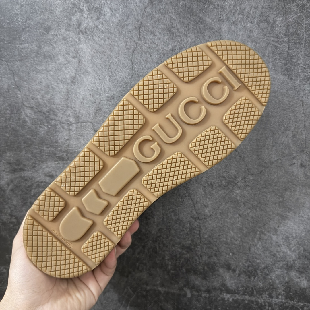 图片[9]-【莞产礼盒版】Gucci ACE Screener 珐琅 复古老爹古驰男士厚底板鞋 实拍如图 所见即所得 谨防混卖 广东最大工厂代工出品 正确固特异无胶走线工艺 进口皮料原版牛皮内里 内里缝合厚实的细纹小羊皮料 4cm左右的厚底采用环保无味的TPU材质 原标原盒 官方全套配件+飞机盒 尺码：39 40 41 42 43 44 45-选品中心