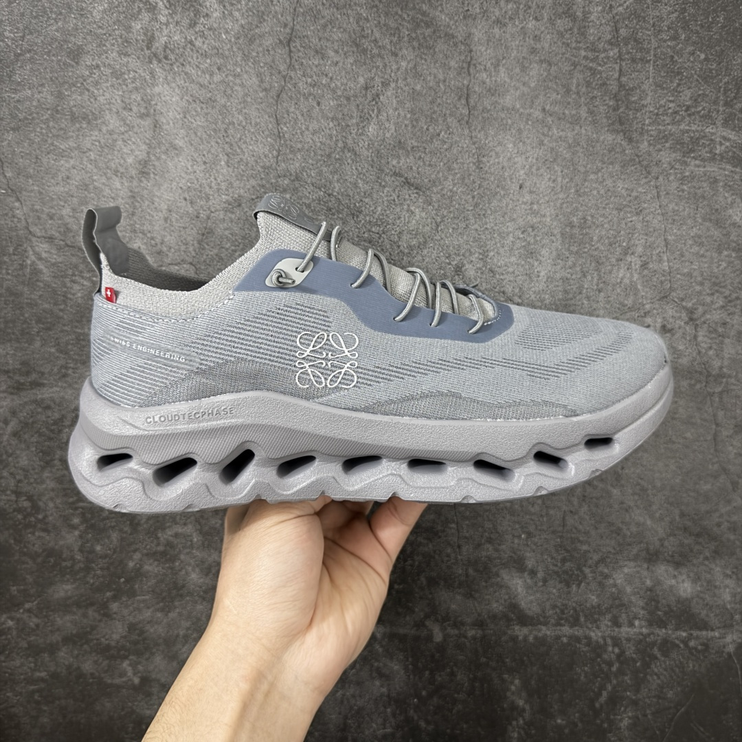 【PZ版本】On昂跑 x LOEWE罗意威 Cloudtilt 织物 跑步 户外轻便百搭系带 减震 低帮 运动休闲鞋 市面最优版本 原版开发 原材1比1打造 采用工程飞织网布组合再生聚酯纤维鞋面材质搭载独家隐藏速度中板 镂空CloudTec科技 泡棉缓震中底 黑科技跑出圈的时尚运动新宠 尺码：36-45 含半码-选品中心