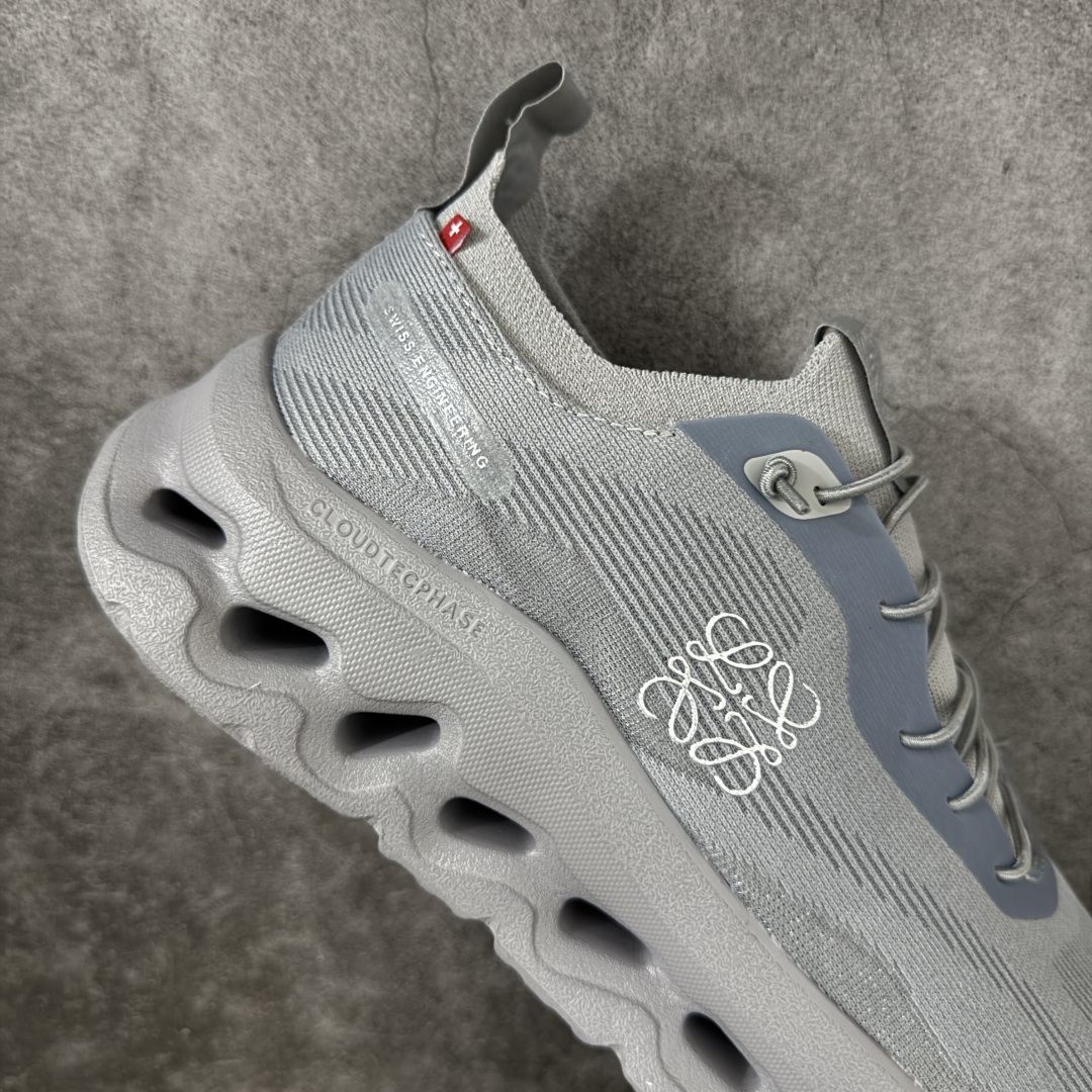 图片[7]-【PZ版本】On昂跑 x LOEWE罗意威 Cloudtilt 织物 跑步 户外轻便百搭系带 减震 低帮 运动休闲鞋 市面最优版本 原版开发 原材1比1打造 采用工程飞织网布组合再生聚酯纤维鞋面材质搭载独家隐藏速度中板 镂空CloudTec科技 泡棉缓震中底 黑科技跑出圈的时尚运动新宠 尺码：36-45 含半码-选品中心