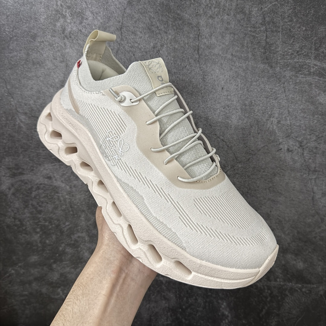 图片[3]-【PZ版本】On昂跑 x LOEWE罗意威 Cloudtilt 织物 跑步 户外轻便百搭系带 减震 低帮 运动休闲鞋 市面最优版本 原版开发 原材1比1打造 采用工程飞织网布组合再生聚酯纤维鞋面材质搭载独家隐藏速度中板 镂空CloudTec科技 泡棉缓震中底 黑科技跑出圈的时尚运动新宠 尺码：36-46 含半码-选品中心