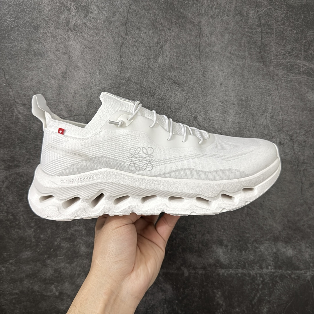 【PZ版本】On昂跑 x LOEWE罗意威 Cloudtilt 织物 跑步 户外轻便百搭系带 减震 低帮 运动休闲鞋 市面最优版本 原版开发 原材1比1打造 采用工程飞织网布组合再生聚酯纤维鞋面材质搭载独家隐藏速度中板 镂空CloudTec科技 泡棉缓震中底 黑科技跑出圈的时尚运动新宠 尺码：36-46 含半码-选品中心