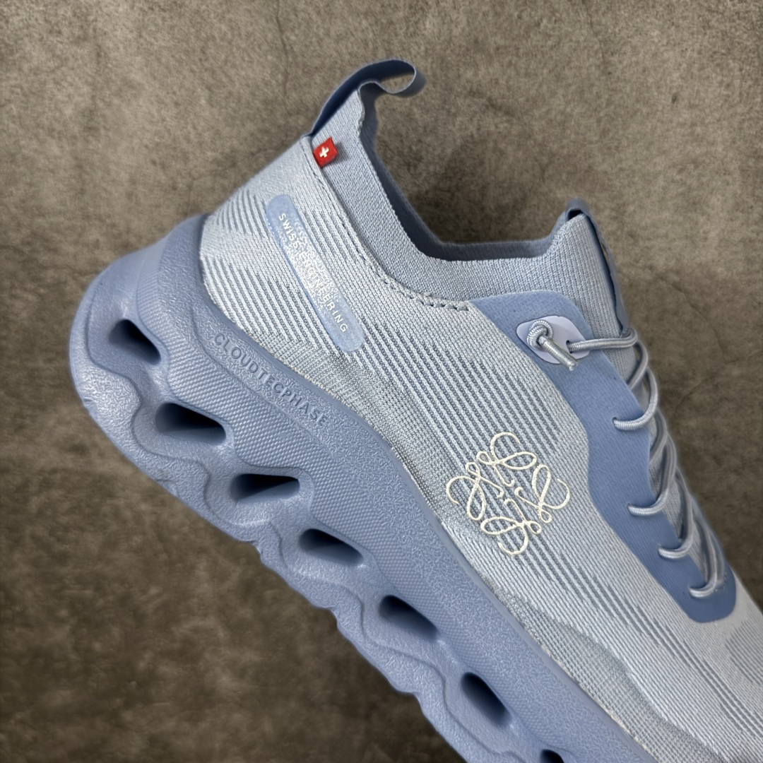 图片[7]-【PZ版本】On昂跑 x LOEWE罗意威 Cloudtilt 织物 跑步 户外轻便百搭系带 减震 低帮 运动休闲鞋 市面最优版本 原版开发 原材1比1打造 采用工程飞织网布组合再生聚酯纤维鞋面材质搭载独家隐藏速度中板 镂空CloudTec科技 泡棉缓震中底 黑科技跑出圈的时尚运动新宠 尺码：36-46 含半码-选品中心