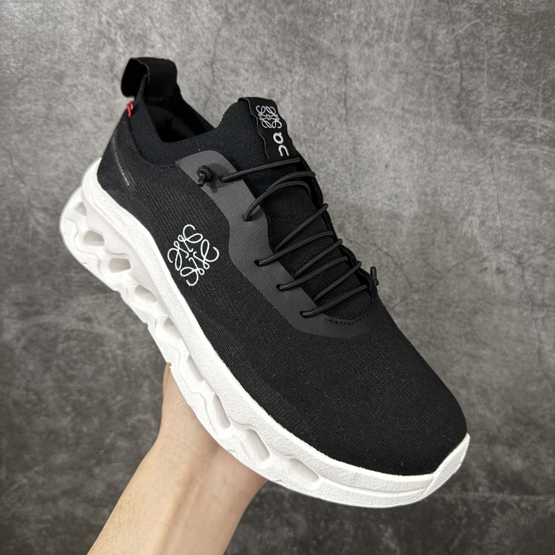 图片[3]-【PZ版本】On昂跑 x LOEWE罗意威 Cloudtilt 织物 跑步 户外轻便百搭系带 减震 低帮 运动休闲鞋 市面最优版本 原版开发 原材1比1打造 采用工程飞织网布组合再生聚酯纤维鞋面材质搭载独家隐藏速度中板 镂空CloudTec科技 泡棉缓震中底 黑科技跑出圈的时尚运动新宠 尺码：36-46 含半码-选品中心